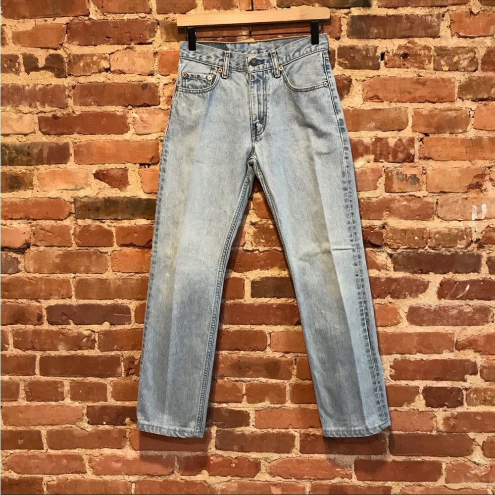 Levi's 557 Vintage Light Wash Straight Leg Jeans Size 26 1999